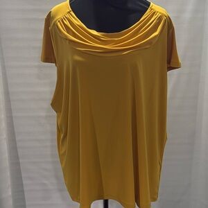 NWT Kasper Blouse Size 3X color butterscotch
